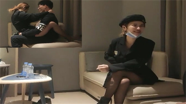 鸭哥上场，狂操黑衣美少妇！